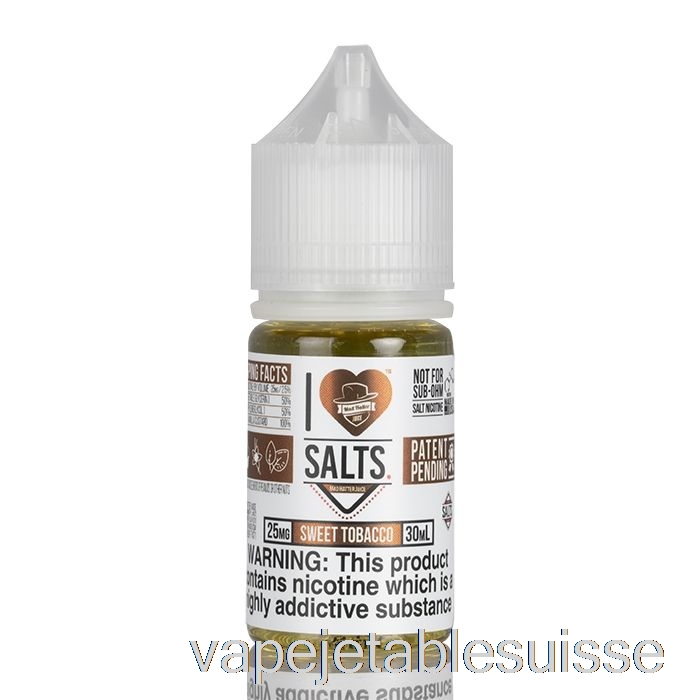 Vape Suisse Tabac Sucré - J'aime Les Sels - 30ml 50mg
